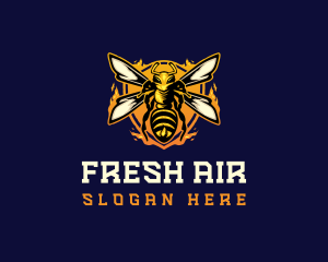  Insect Wasp Hornet logo design