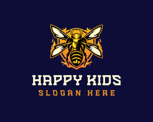  Insect Wasp Hornet logo design