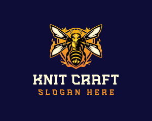  Insect Wasp Hornet logo design