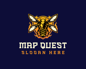  Insect Wasp Hornet logo design