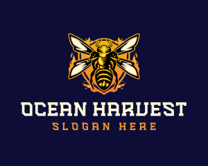  Insect Wasp Hornet logo design