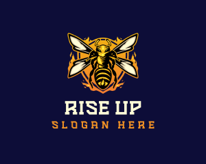  Insect Wasp Hornet logo design