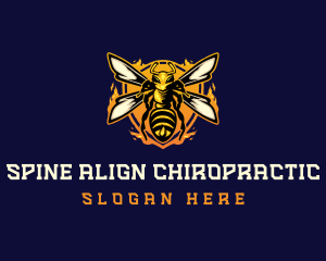  Insect Wasp Hornet logo design