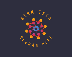 Viral Atom Science logo design