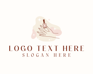 Beauty Hand Nail Polish Logo