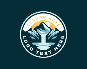 Tourism - Montana Glacier Mountain Park logo design