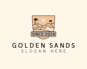 Sand - Outdoor Desert Dune logo design