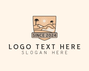 Sand - Outdoor Desert Dune logo design