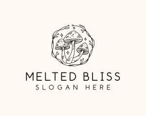 Magical Mushroom Garden logo design