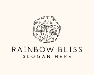 Magical Mushroom Garden logo design