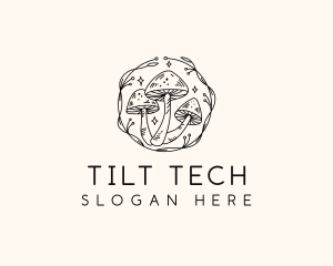 Magical Mushroom Garden logo design