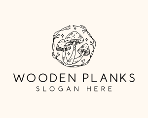 Magical Mushroom Garden logo design