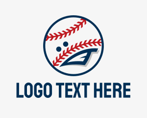 Softball - Baseball Sport Face logo design