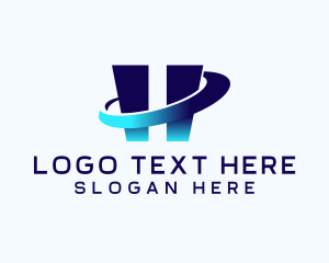 Web Developer - Tech App Letter H logo design
