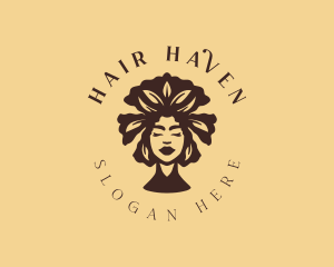 Afro Hair Salon logo design