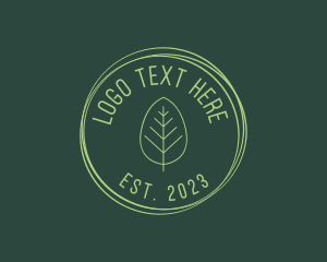 Tree - Eco Vegan Leaf logo design