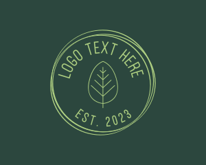 Horticulture - Eco Vegan Leaf logo design