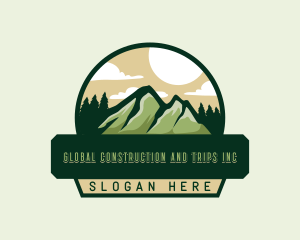 Trip - Mountain  Nature Camping logo design
