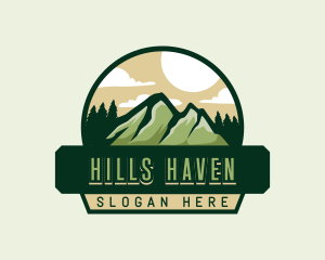 Mountain  Nature Camping logo design