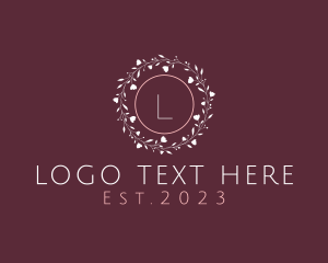 Letter - Aesthetic Flower Feminine Boutique logo design