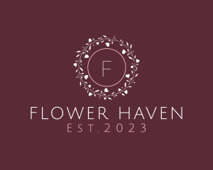 Aesthetic Flower Feminine Boutique  logo design