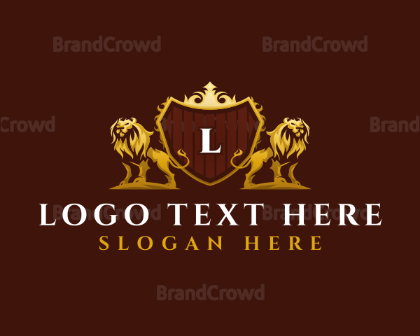 Luxury Lion Crest Logo