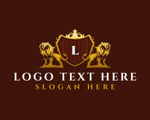Regal - Luxury Lion Crest logo design