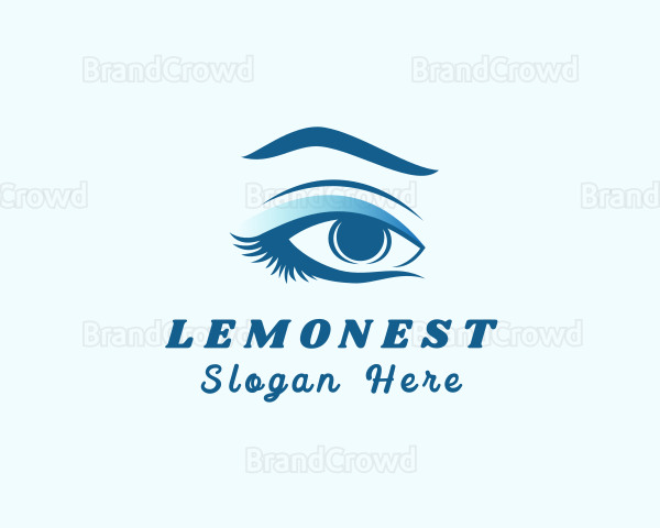 Woman Eyelash Extension Logo