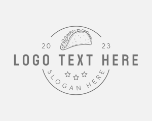 Taco Stall - Mexican Taco Diner logo design