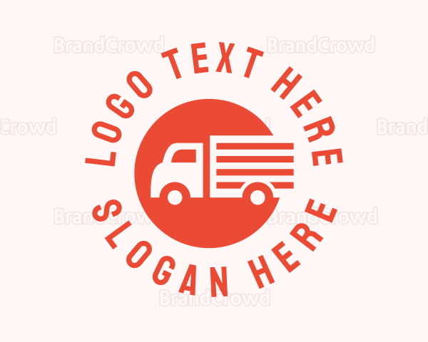 Delivery Truck Automotive Logo
