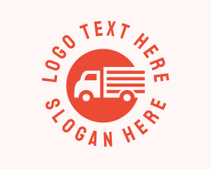 Car Service - Delivery Truck Automotive logo design