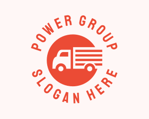 Machine - Delivery Truck Automotive logo design