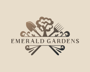 Gardening Yard Landscaping logo design