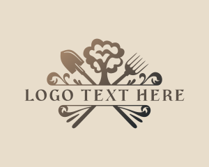 Lawn - Gardening Yard Landscaping logo design