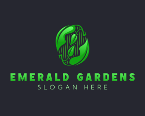 Plant Leaf Horticulture logo design