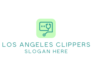Medical Stethoscope App logo design