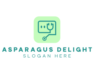 Medical Stethoscope App logo design