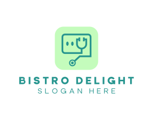 Medical Stethoscope App logo design