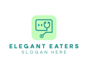 Medical Stethoscope App logo design