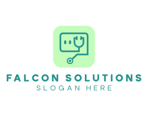 Medical Stethoscope App logo design