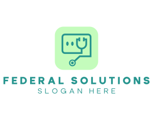 Medical Stethoscope App logo design