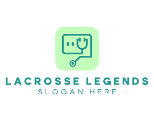 Medical Stethoscope App logo design