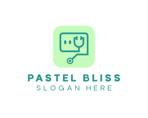 Medical Stethoscope App logo design