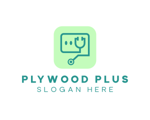 Medical Stethoscope App logo design