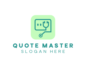 Medical Stethoscope App logo design