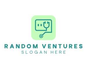 Medical Stethoscope App logo design