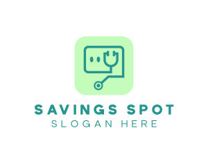 Medical Stethoscope App logo design