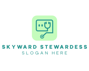 Medical Stethoscope App logo design