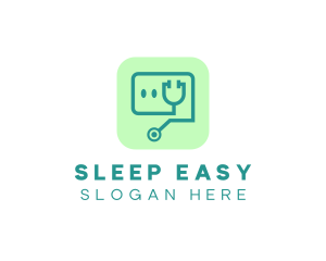 Medical Stethoscope App logo design