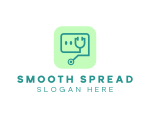 Medical Stethoscope App logo design